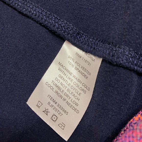 Berkley Jensen Navy Mens Quarter-Zip Pullover M - Picture 5 of 6